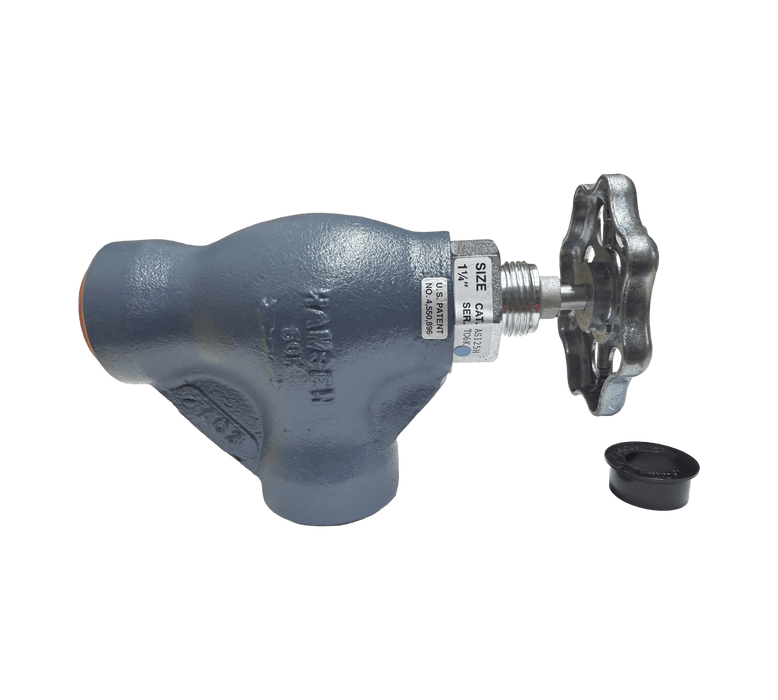 VAL - HANAS125H | Angle Valve 1 - 1/4 Inch Threaded - Automatic ICE™ Systems - Hansen