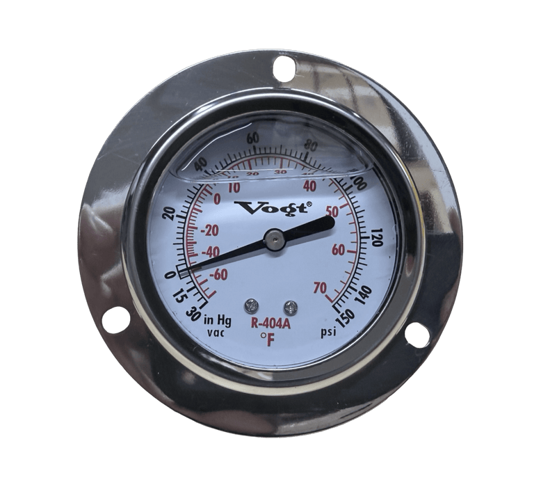 VGT - 12D 2590G1 | R404A Freezer Pressure Gauge - Automatic ICE™ Systems - Vogt Ice