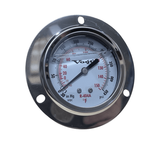 VGT - 12D 2590G11 | R404A Condenser Pressure Gauge - Automatic ICE™ Systems - Vogt Ice
