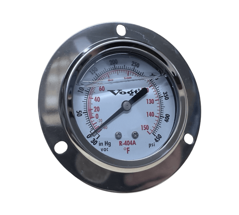 VGT - 12D 2590G11 | R404A Condenser Pressure Gauge - Automatic ICE™ Systems - Vogt Ice