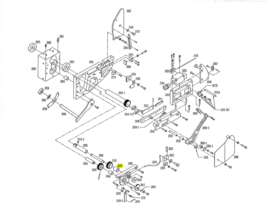 HAM-0232 | Bushing - Automatic ICE™ Systems - Hamer-Fischbein