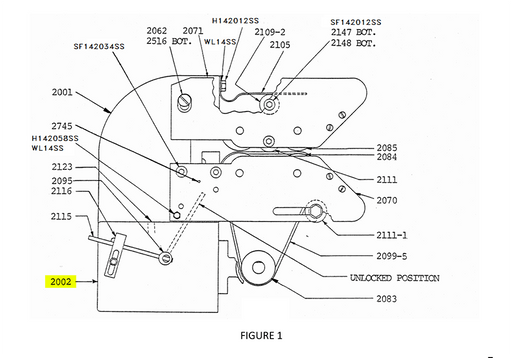 HAM-2002 | Bearing Housing Assembly - Automatic ICE™ Systems - Hamer-Fischbein