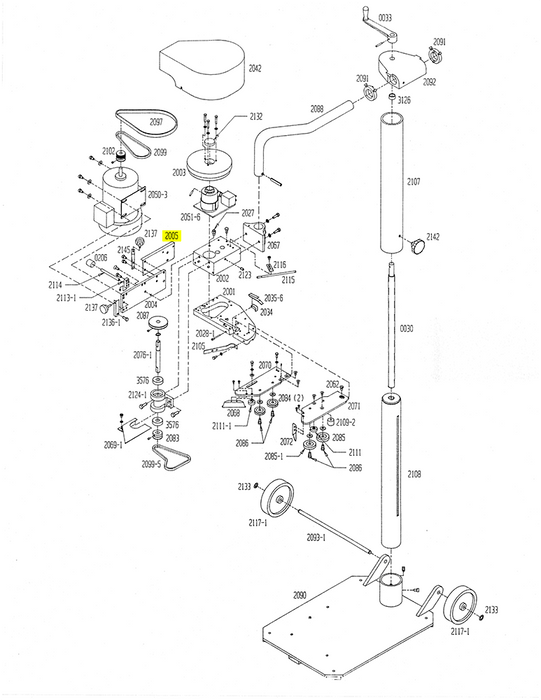 HAM-2005 | Electrical Mount Plate - Automatic ICE™ Systems - Hamer-Fischbein