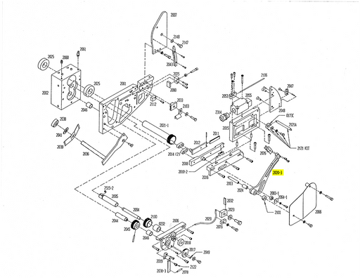 HAM-2020-3 | Packer Arm Assembly - Automatic ICE™ Systems - Hamer-Fischbein