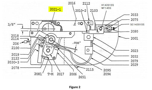 HAM-2021-1 | Shaft, Main Gear - Automatic ICE™ Systems - Hamer-Fischbein