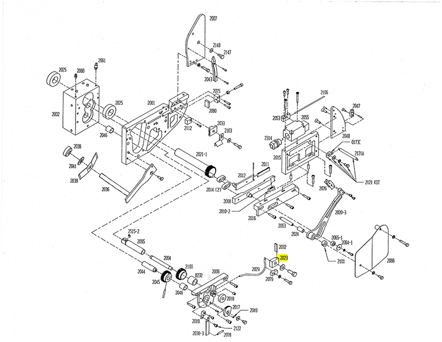 HAM-2023 | Stationary Cutter Clamp - Automatic ICE™ Systems - Hamer-Fischbein