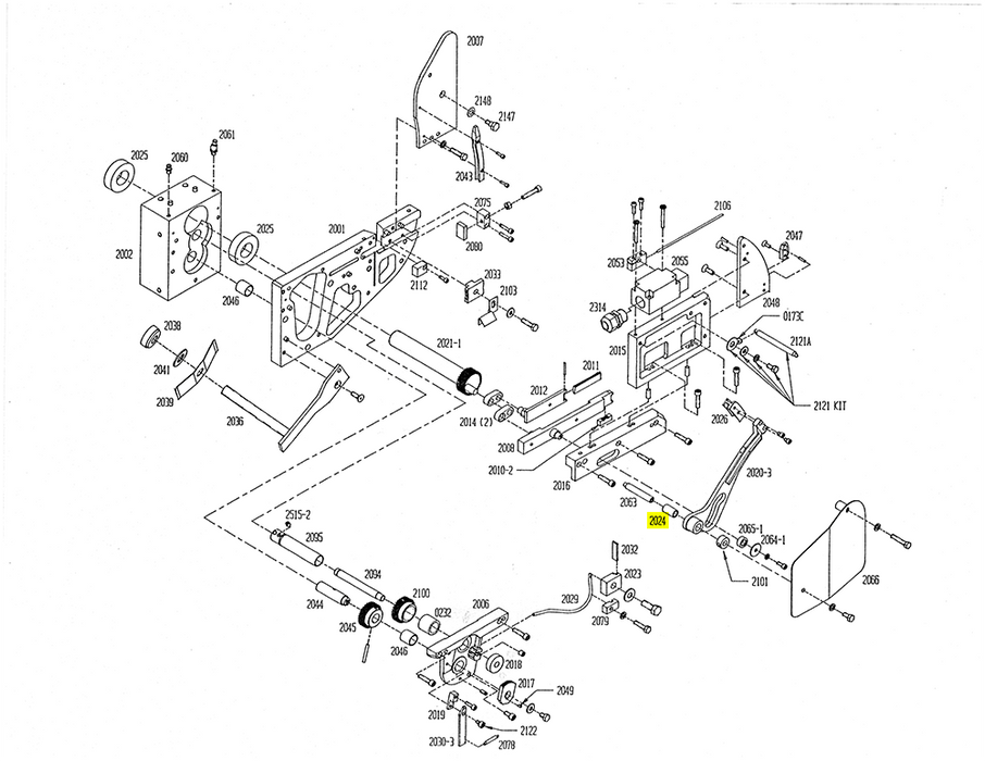 HAM-2024 | Packer Arm Bushing - Automatic ICE™ Systems - Hamer-Fischbein