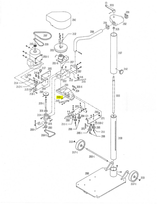 HAM-2028-1 | Hook Pivot Pin - Automatic ICE™ Systems - Hamer-Fischbein