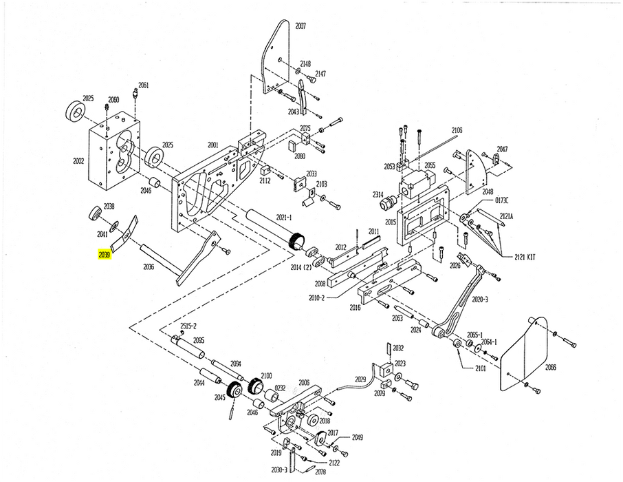 HAM-2039 | Wire Spool Spring - Automatic ICE™ Systems - Hamer-Fischbein