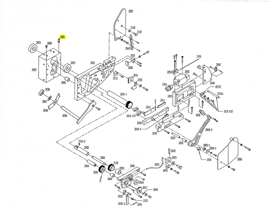 HAM-2061 | Grease Zerk (45°) - Automatic ICE™ Systems - Hamer-Fischbein