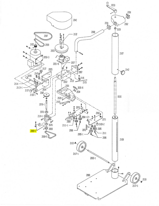 HAM-2069-1 | Pulley Guard - Automatic ICE™ Systems - Hamer-Fischbein