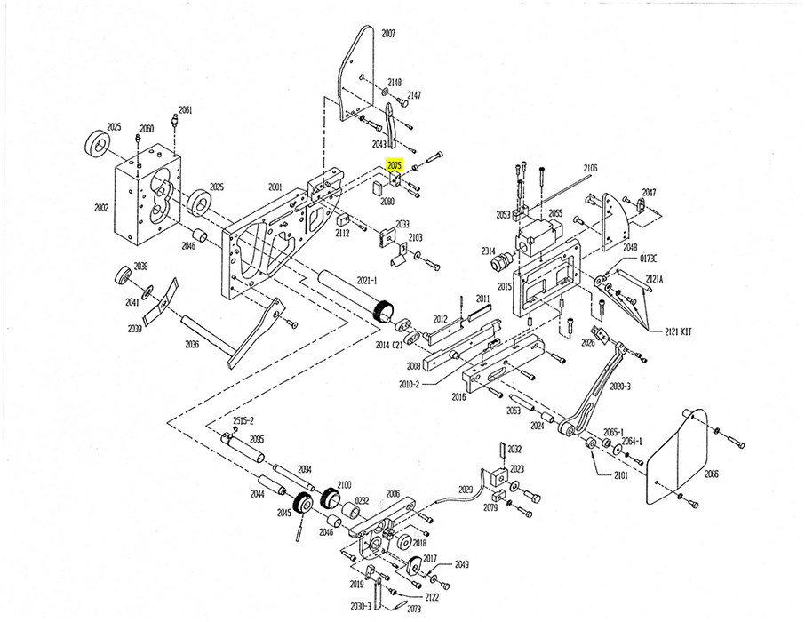 HAM-2075 | Die Adjusting Block - Automatic ICE™ Systems - Hamer-Fischbein