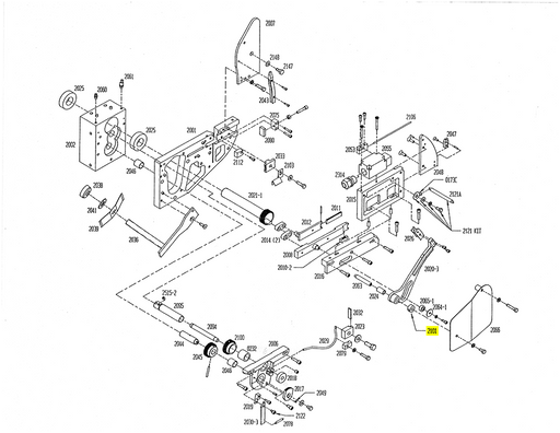 HAM-2101 | Packer Arm Stud Collar - Automatic ICE™ Systems - Hamer-Fischbein