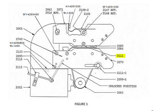 HAM-2111 | Idler Bearing Assembly - Automatic ICE™ Systems - Hamer-Fischbein