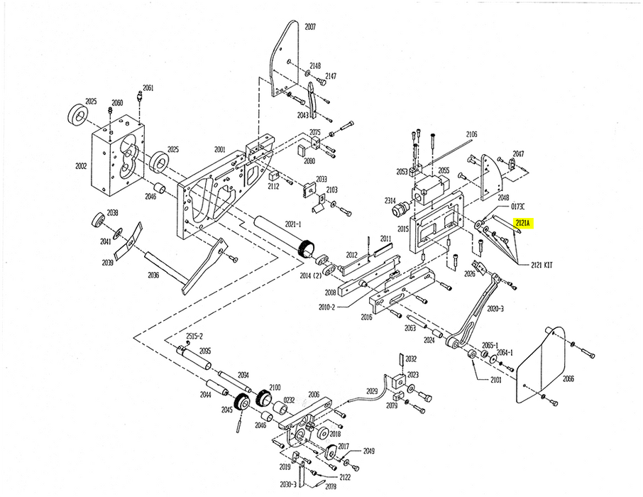 HAM-2121A | Packer Arm Spring - Automatic ICE™ Systems - Hamer-Fischbein