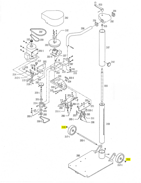 HAM-2133 | Wheel Keeper - Automatic ICE™ Systems - Hamer-Fischbein