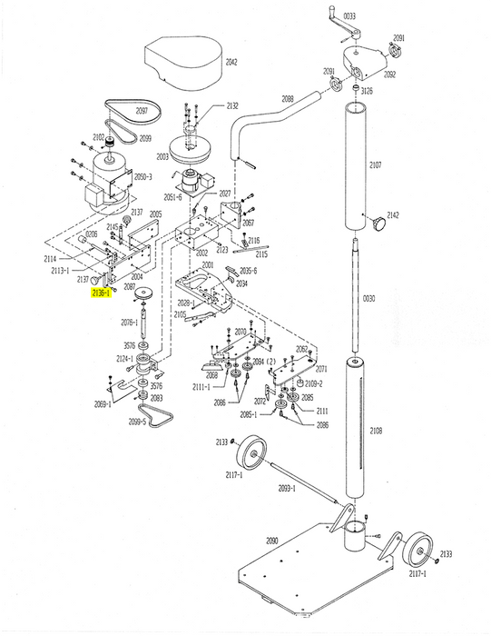 HAM-2136-1 | Top Guard Bracket - Automatic ICE™ Systems - Hamer-Fischbein