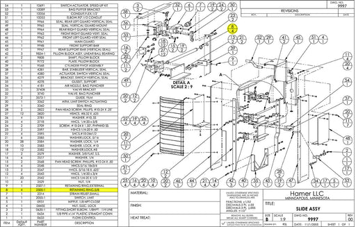 HAM-2505-1 | Retaining 5/8" Ring - Automatic ICE™ Systems - Hamer-Fischbein