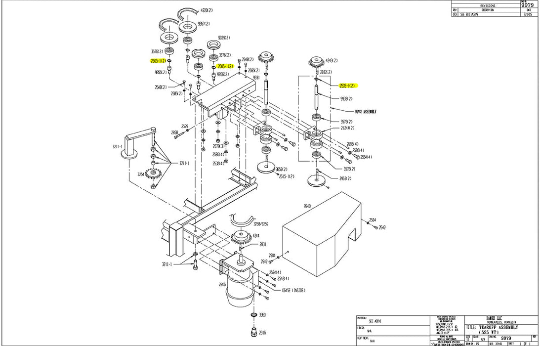 HAM-2505-1 | Retaining 5/8" Ring - Automatic ICE™ Systems - Hamer-Fischbein