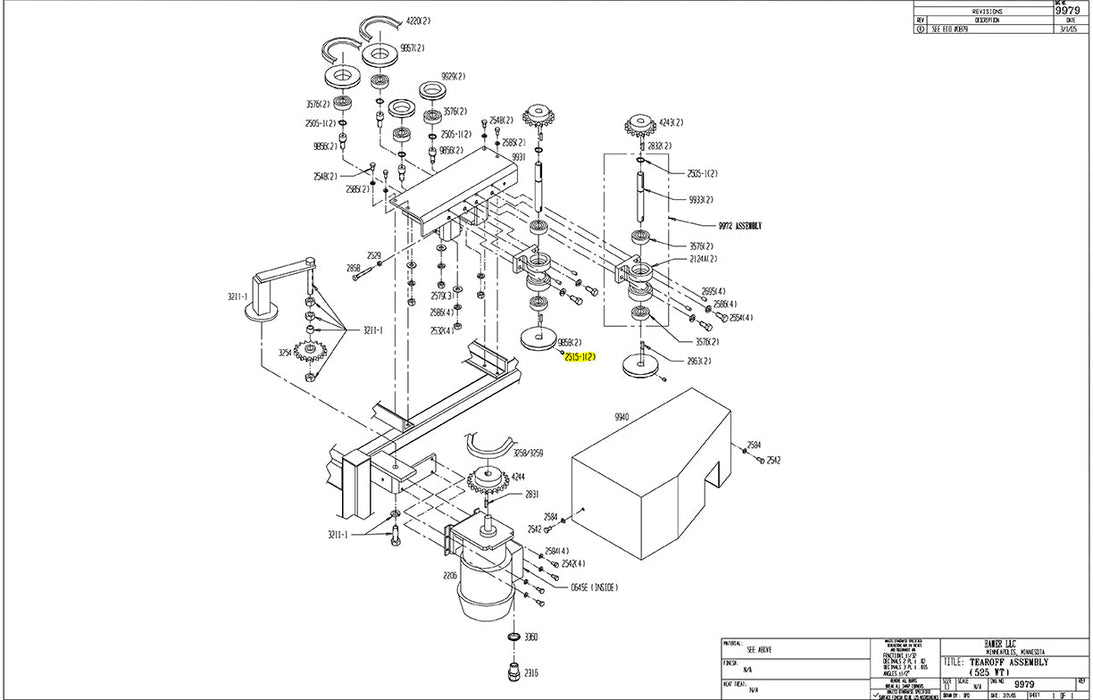 HAM-2515-1 | Set Screw - Automatic ICE™ Systems - Hamer-Fischbein