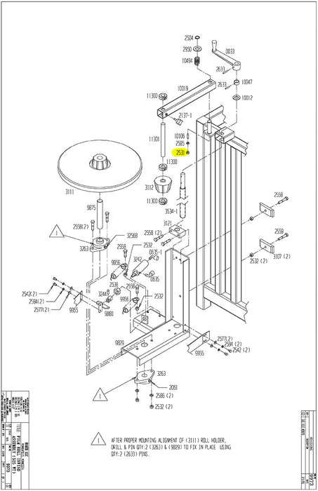 HAM-2531 | Nut - Automatic ICE™ Systems - Hamer-Fischbein