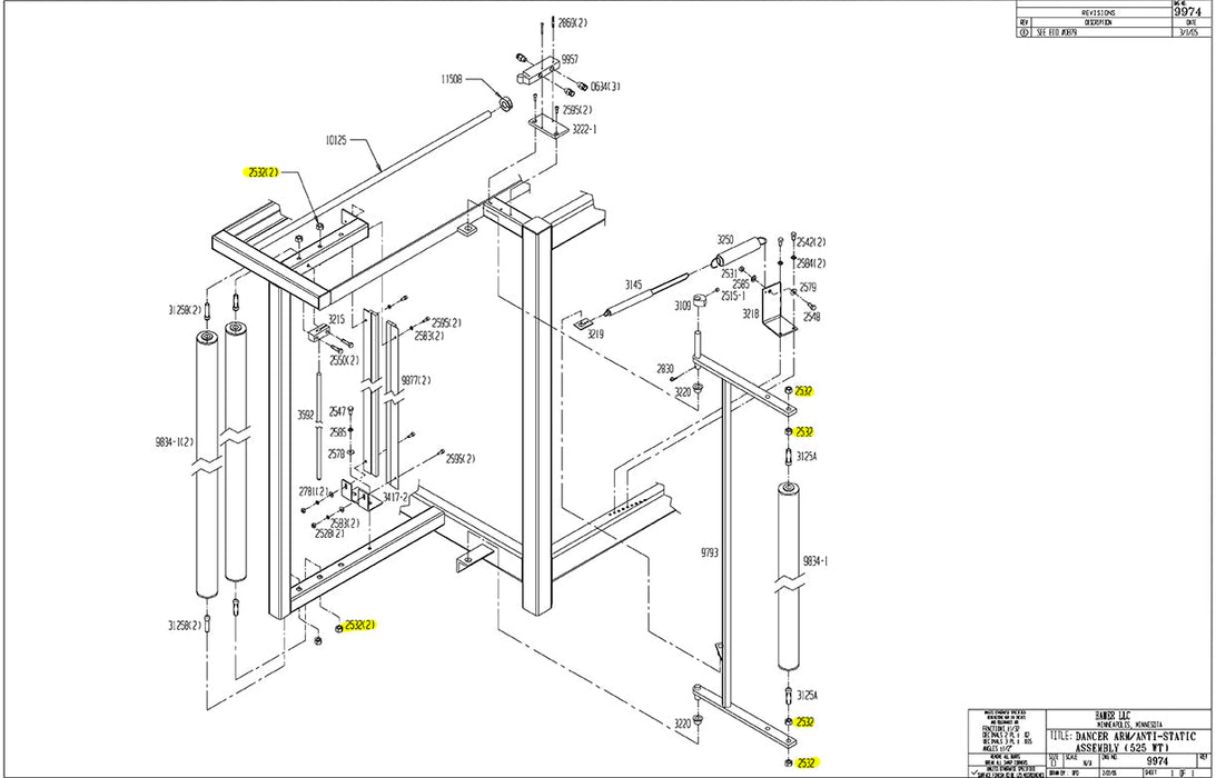 HAM-2532 | Nut - Automatic ICE™ Systems - Hamer-Fischbein