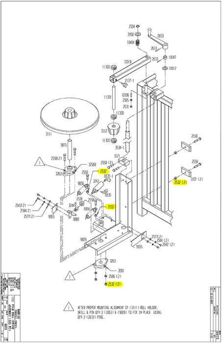 HAM-2532 | Nut - Automatic ICE™ Systems - Hamer-Fischbein