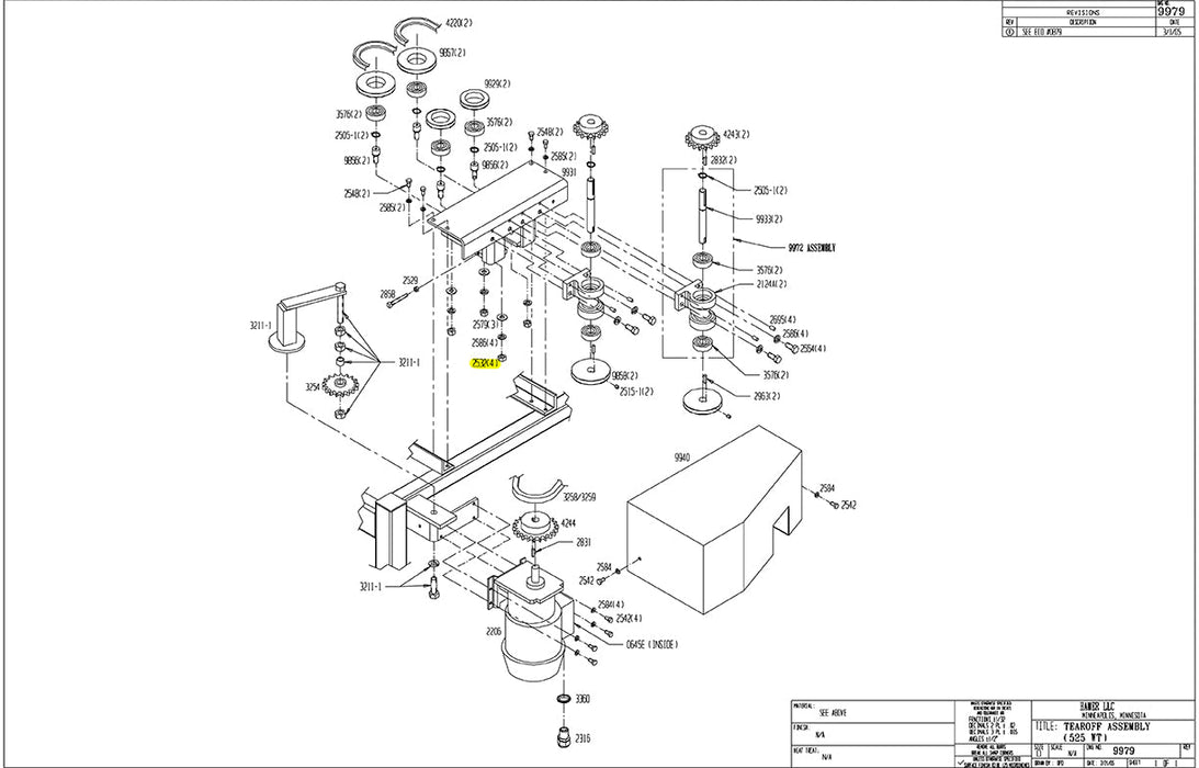 HAM-2532 | Nut - Automatic ICE™ Systems - Hamer-Fischbein