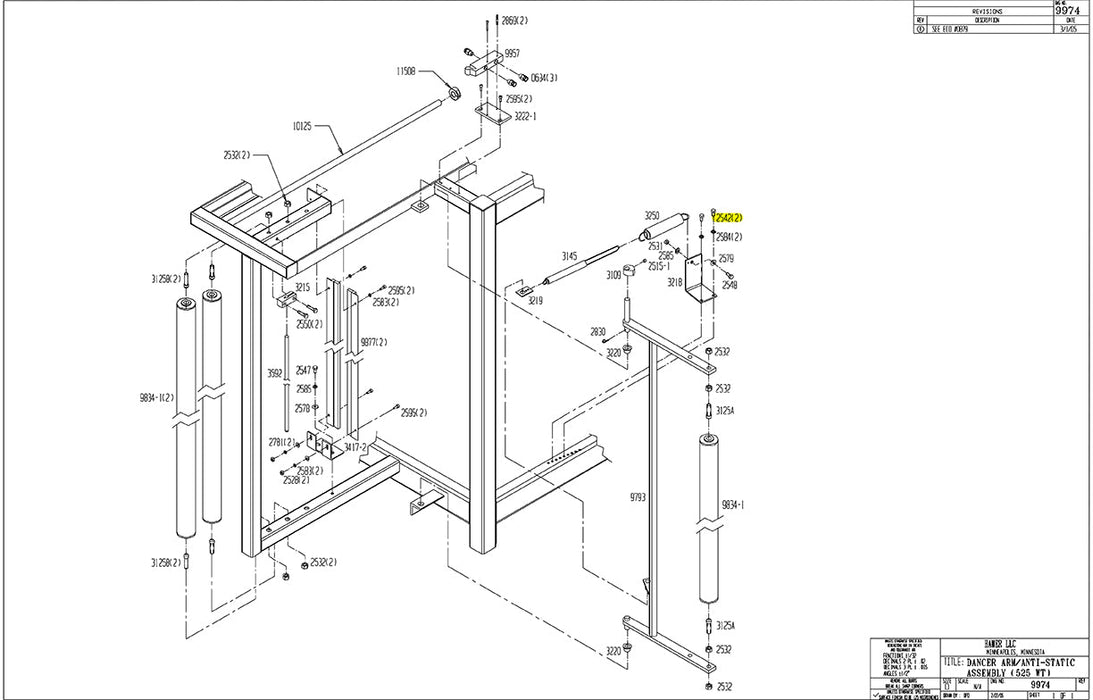 HAM-2542 | Screw - Automatic ICE™ Systems - Hamer-Fischbein