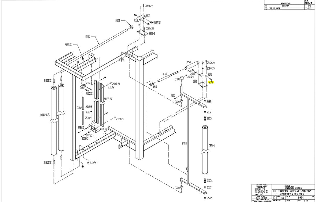 HAM-2548 | Screw - Automatic ICE™ Systems - Hamer-Fischbein