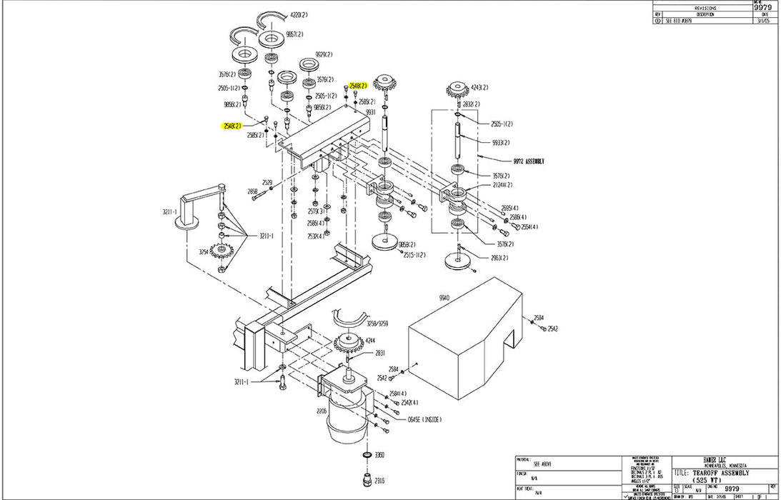 HAM-2548 | Screw - Automatic ICE™ Systems - Hamer-Fischbein