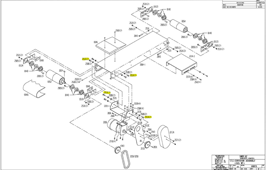 HAM-2553 | Screw - Automatic ICE™ Systems - Hamer-Fischbein