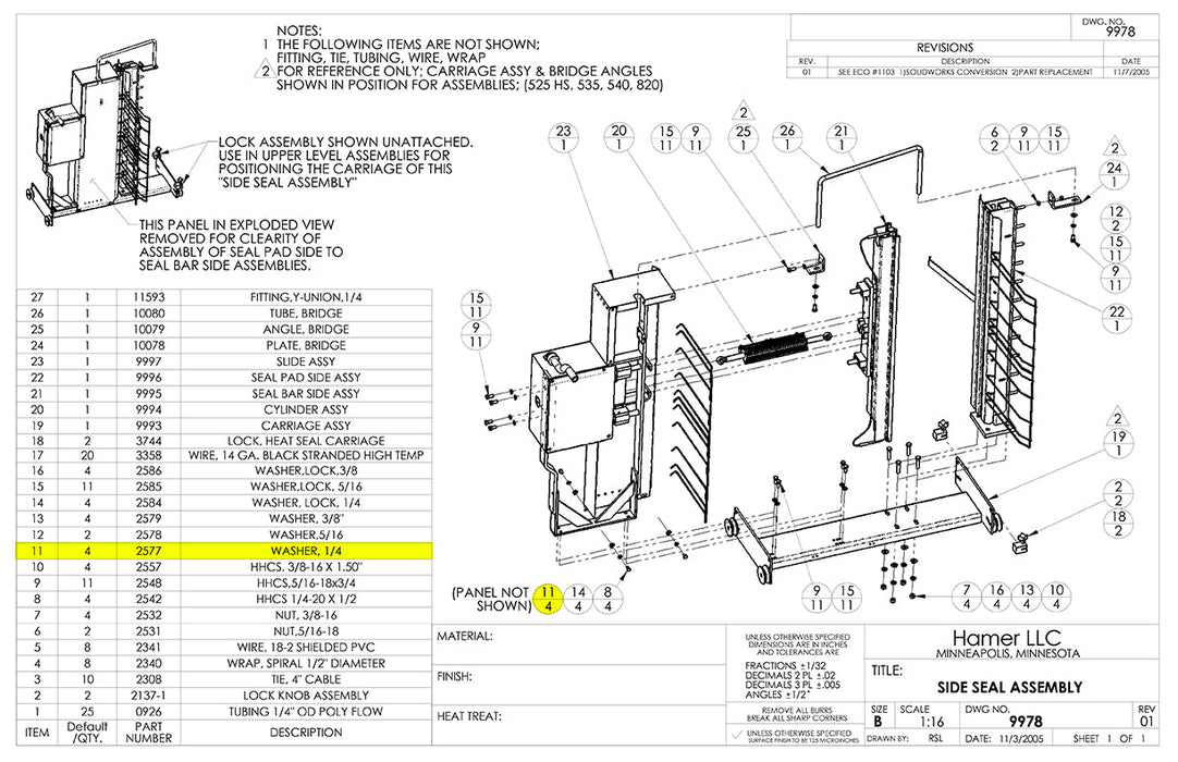 HAM-2577 | Washer - Automatic ICE™ Systems - Hamer-Fischbein