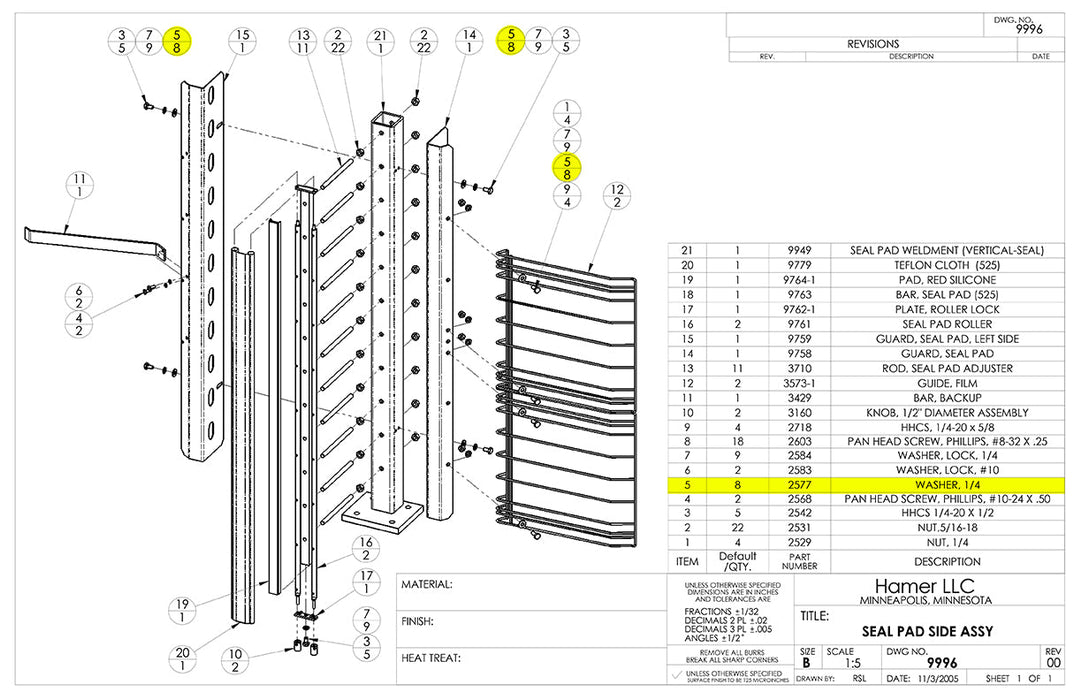 HAM-2577 | Washer - Automatic ICE™ Systems - Hamer-Fischbein