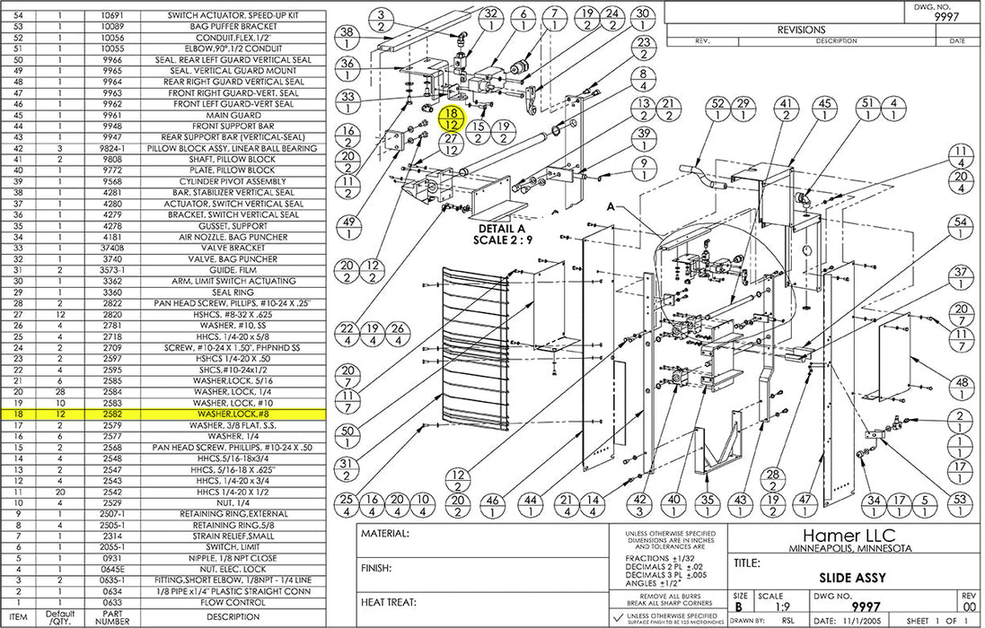 HAM-2582 | Washer - Automatic ICE™ Systems - Hamer-Fischbein