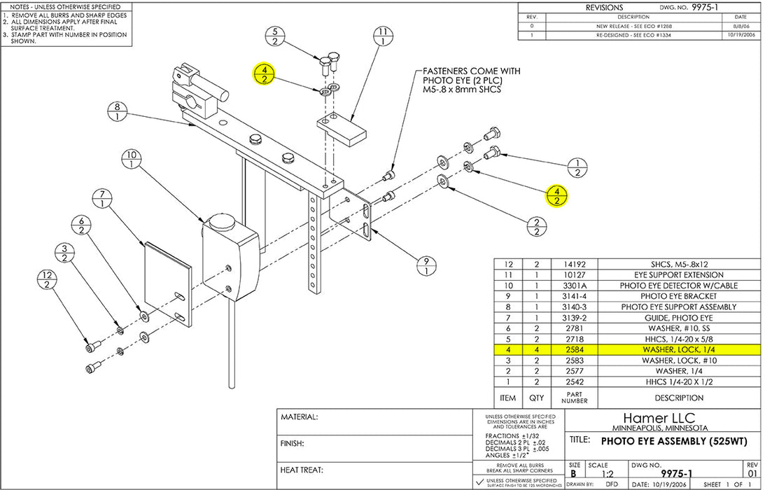 HAM-2584 | Washer - Automatic ICE™ Systems - Hamer-Fischbein