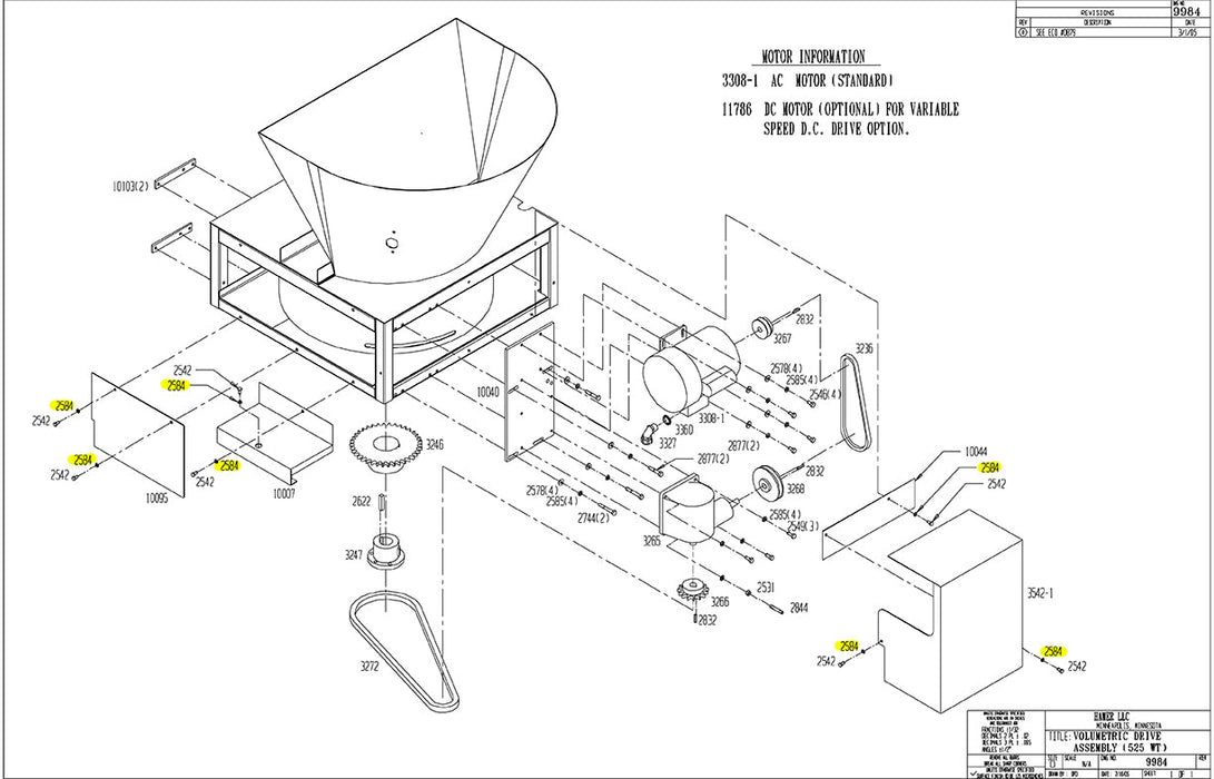 HAM-2584 | Washer - Automatic ICE™ Systems - Hamer-Fischbein