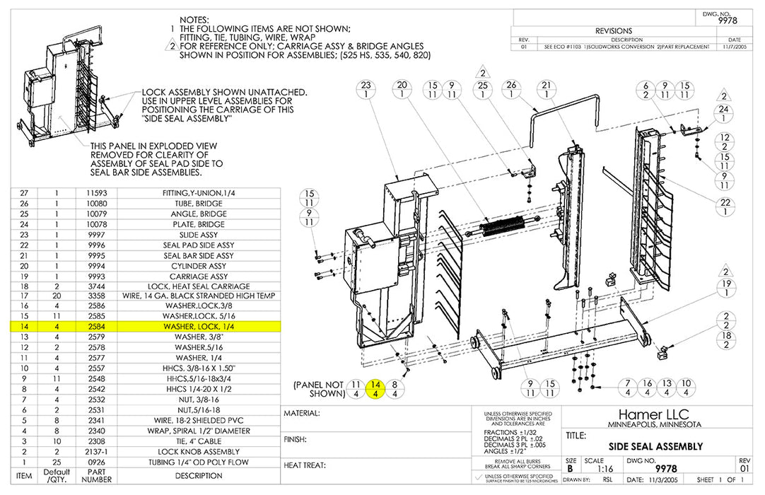 HAM-2584 | Washer - Automatic ICE™ Systems - Hamer-Fischbein