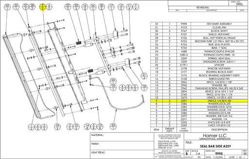 HAM-2597 | Screw - Automatic ICE™ Systems - Hamer-Fischbein