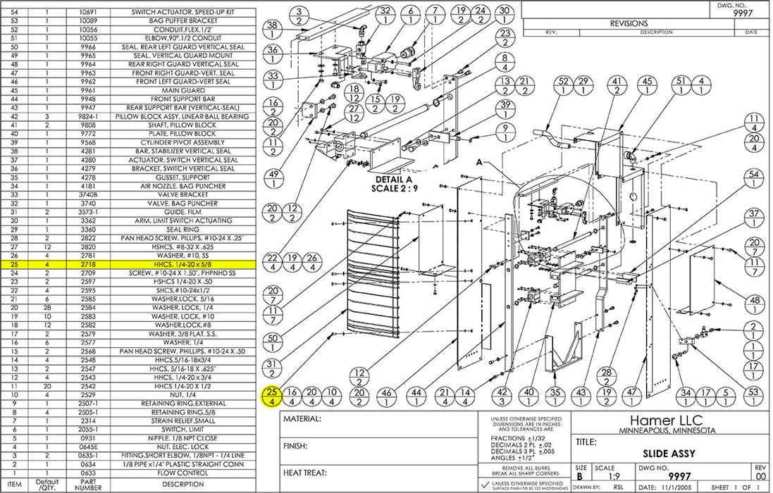 HAM-2718 | Screw - Automatic ICE™ Systems - Hamer-Fischbein