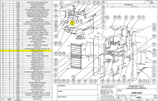 HAM-2820 | Screw - Automatic ICE™ Systems - Hamer-Fischbein