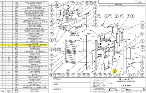 HAM-2822 | Screw - Automatic ICE™ Systems - Hamer-Fischbein