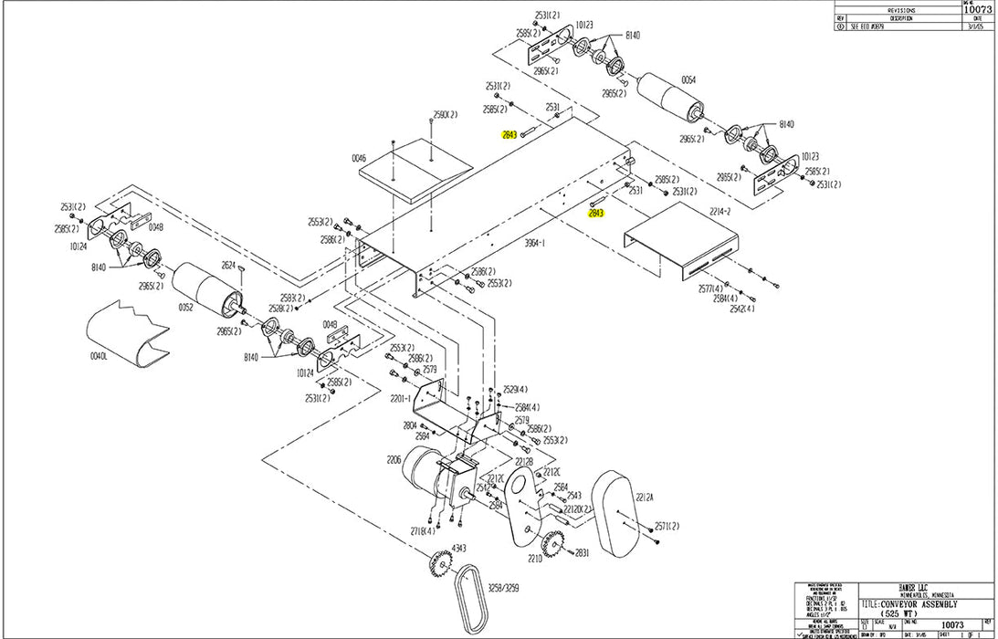 HAM-2843 | Screw - Automatic ICE™ Systems - Hamer-Fischbein