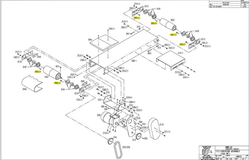 HAM-2965 | Carriage Bolt Screw - Automatic ICE™ Systems - Hamer-Fischbein