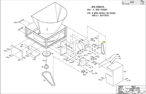 HAM-3236 | Drum Drive Belt - Automatic ICE™ Systems - Hamer-Fischbein