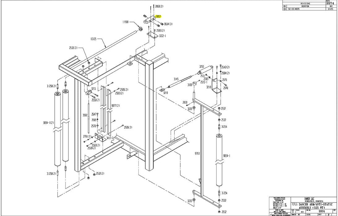 HAM-9957 | Brake Air Valve - Automatic ICE™ Systems - Hamer-Fischbein