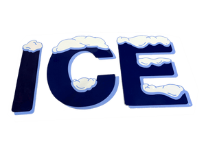 LER-107-0070 | Ice Decal (Blue) - Automatic ICE™ Systems - Leer