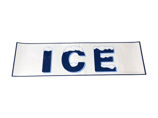 LER-107-0071 | Crystal Clear Decal (Blue) - Automatic ICE™ Systems - Leer