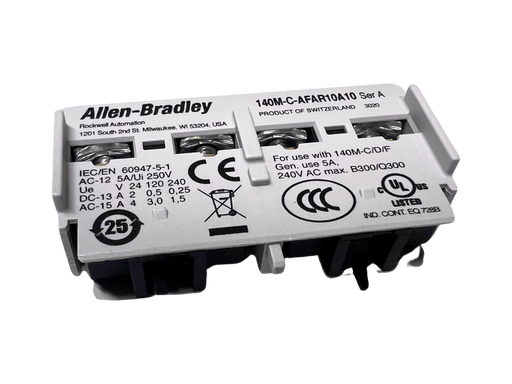 PAL-AB140M-C-AFA10 | Internal Auxiliary Contact 1NO - Automatic ICE™ Systems - Automatic ICE™ Systems