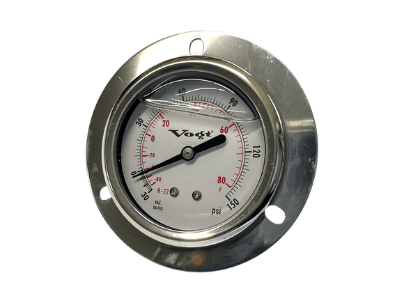 VGT-12D 2590G08 | Freezer Pressure Gauge - Automatic ICE™ Systems - Vogt Ice
